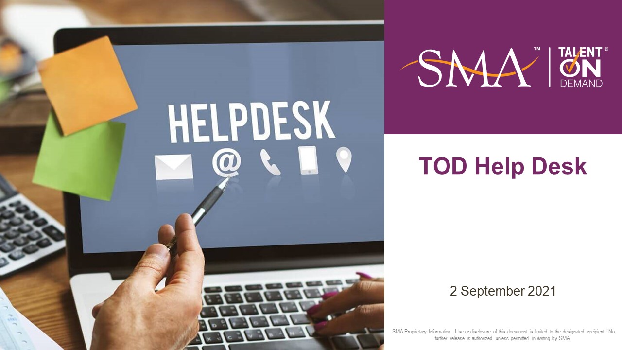 TOD Help Desk